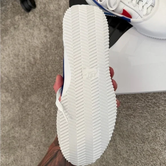 Nike x CLOT Cortez SP “Forrest Gump” White Royal Red Men’s Sz 12 NWT DS - Picture 5 of 9